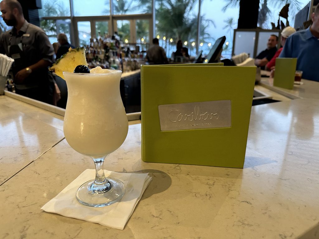 Caribe Hilton, Pina Colada