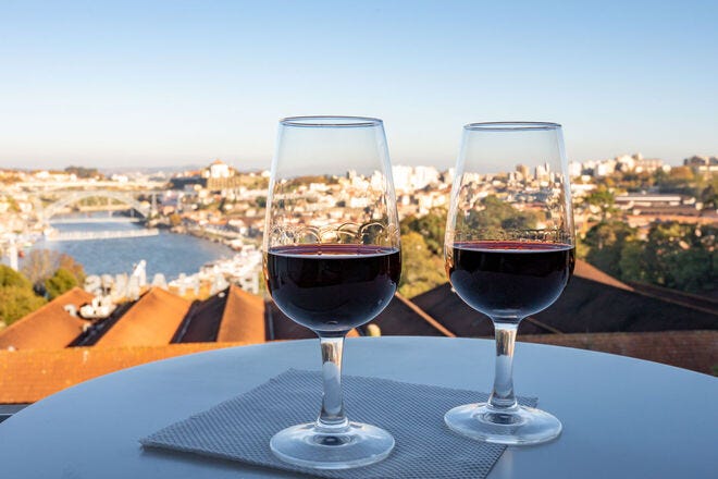 Authentic port wine is from Portugal