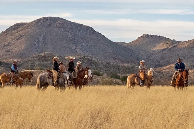 Horseback riding at Circle Z Ranch in Patagonia, Arizona