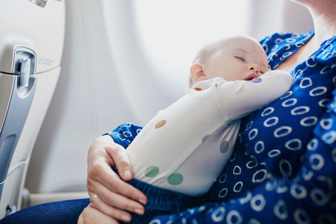 Make flying with a baby as stress-free as possible