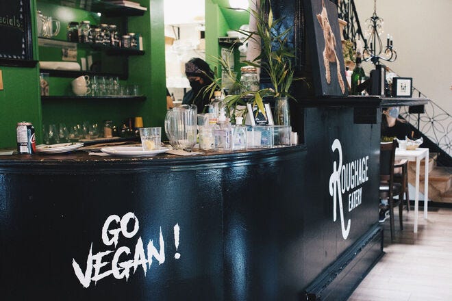 Roughage Eatery in Winnipeg is one of many vegan options in Canada