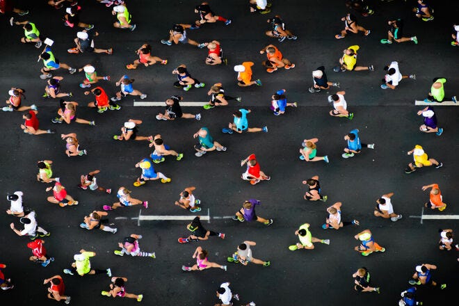 Marathons are a real test of endurance