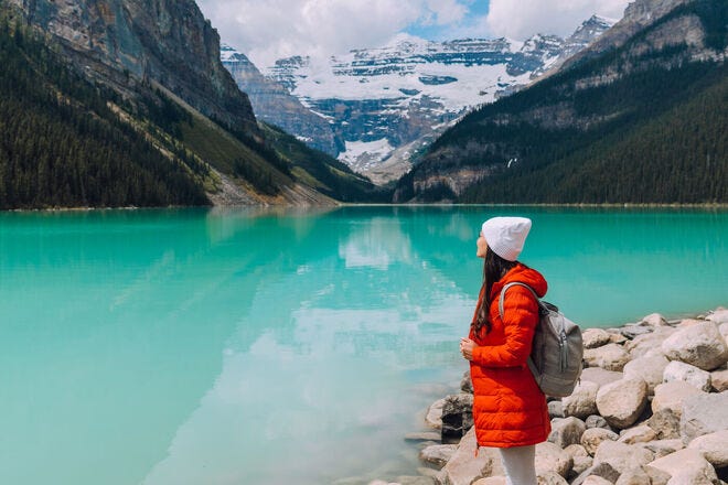 Jasmine Alley recommends visiting Banff in the winter months