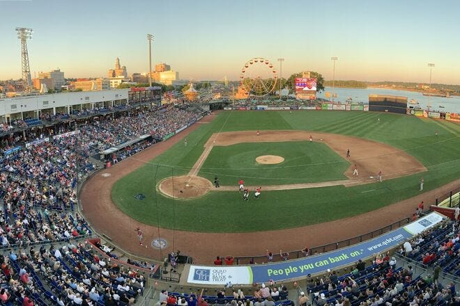 Fans at Modern Woodmen Park enjoy a unique ballpark experience